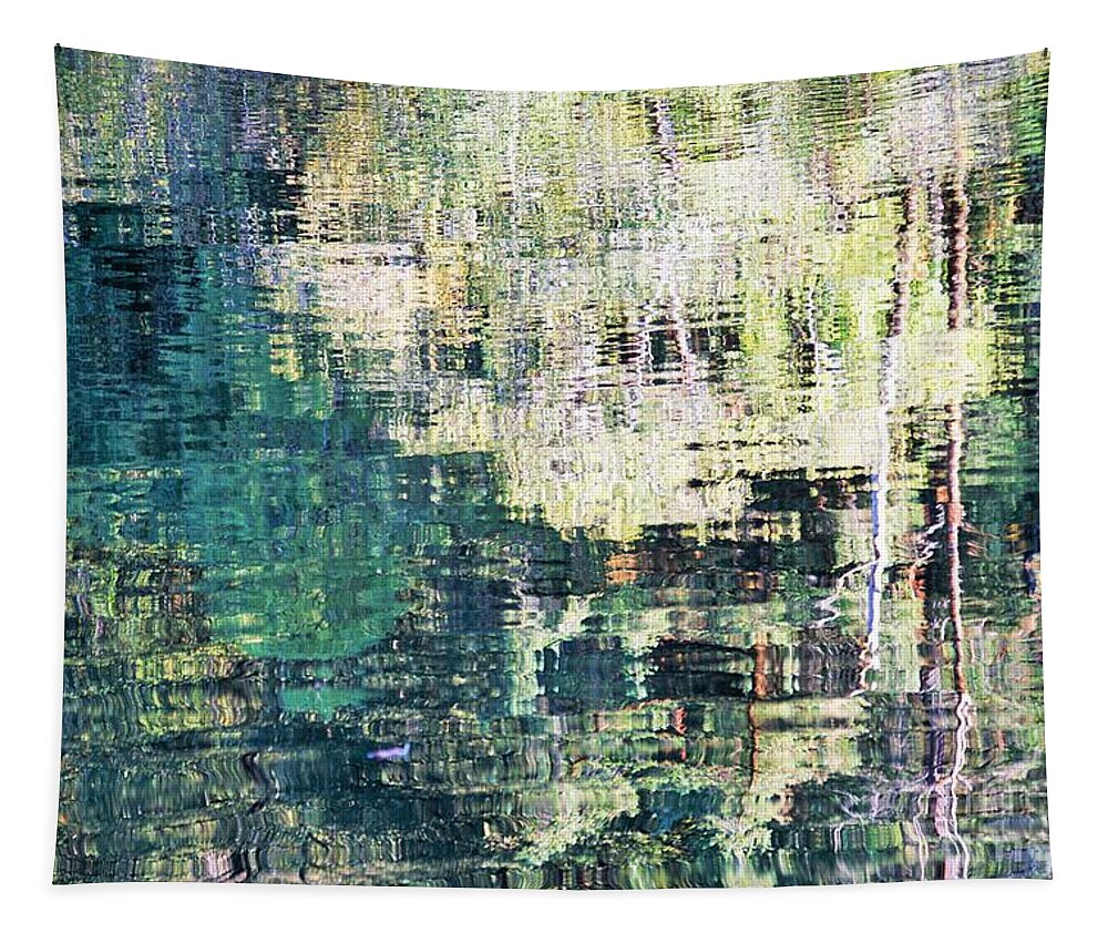 Mckenzie River Oregon Tapestry featuring the photograph McKenzie Reflections1 by Merle Grenz