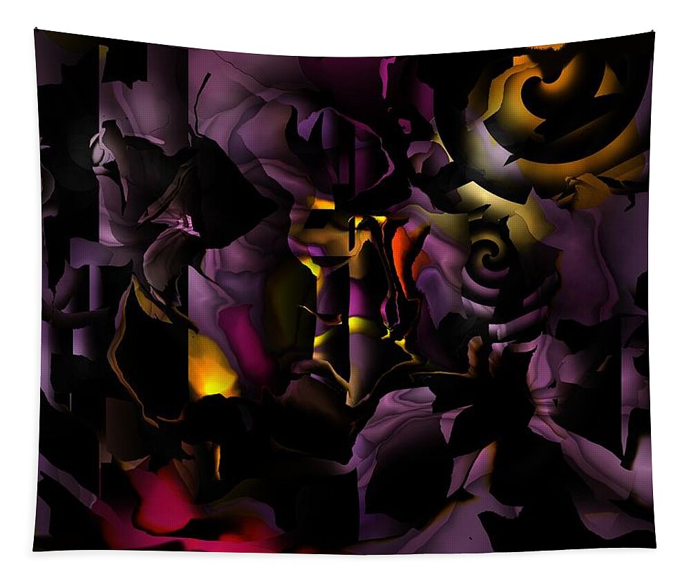 Fine Art Tapestry featuring the digital art Mechanoia by David Lane