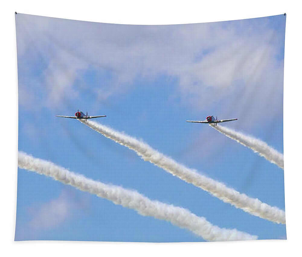 Military Tapestry featuring the photograph Military Planes by Travis Rogers