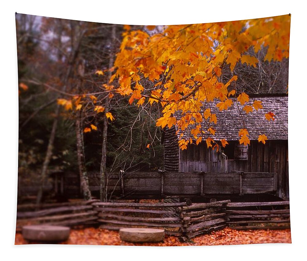 Fine Art Tapestry featuring the photograph Millers Fall by Rodney Lee Williams