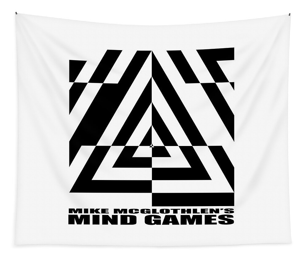 T-shirt Tapestry featuring the digital art Mind Games 21SE by Mike McGlothlen