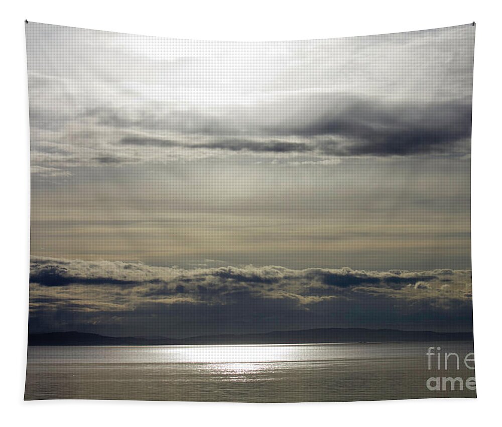 Landscape Tapestry featuring the photograph Mirror Sunset Landscape by Donna L Munro