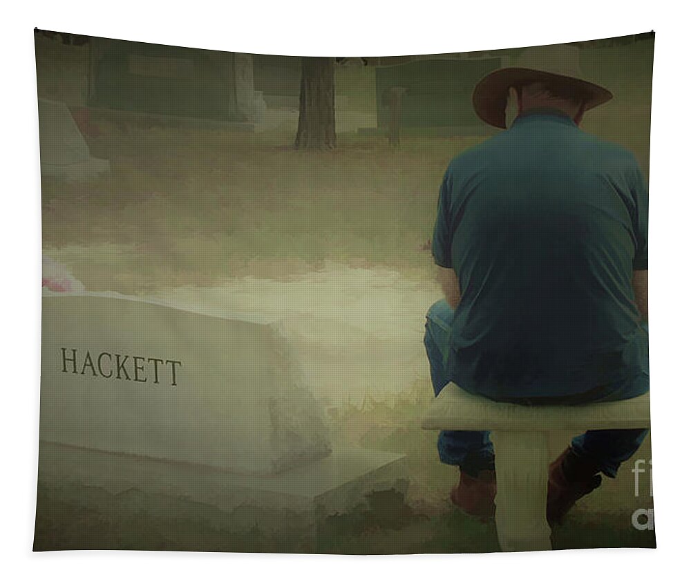Grief Tapestry featuring the photograph Missing You by D Hackett