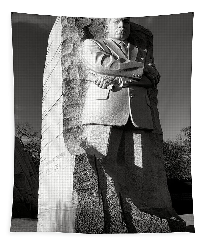 Mlk Tapestry featuring the photograph MLK by Olivier Le Queinec