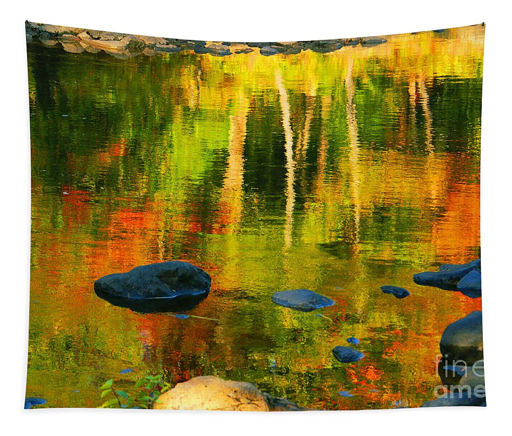 Water Canvas Prints Tapestry featuring the photograph Monet Autumnal by Aimelle Ml
