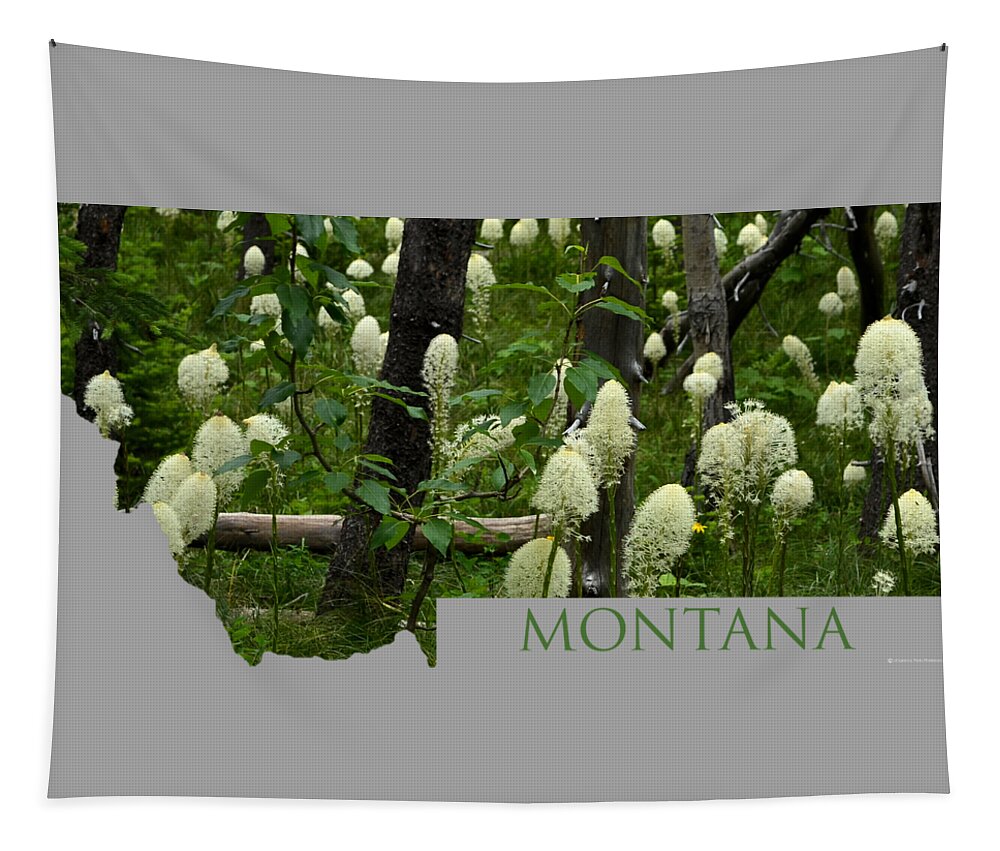 Montana Tapestry featuring the photograph Montana Bear Grass by Whispering Peaks Photography