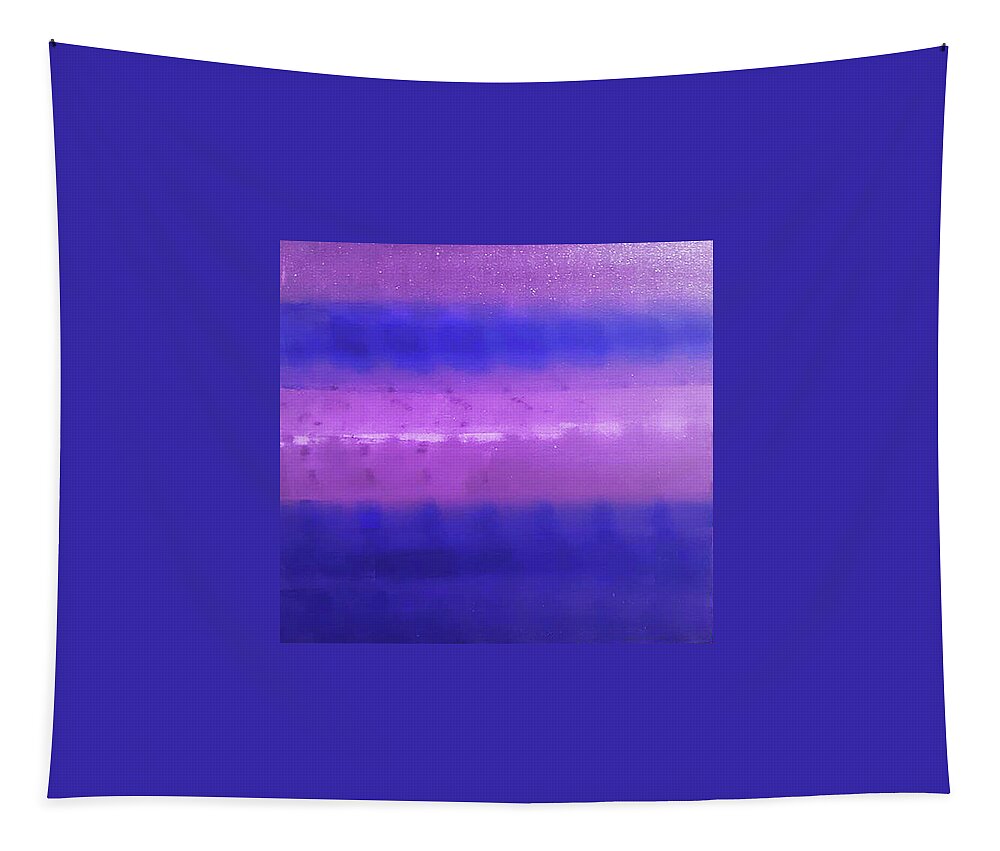 Abstract Tapestry featuring the painting Mood by Femme Blaicasso