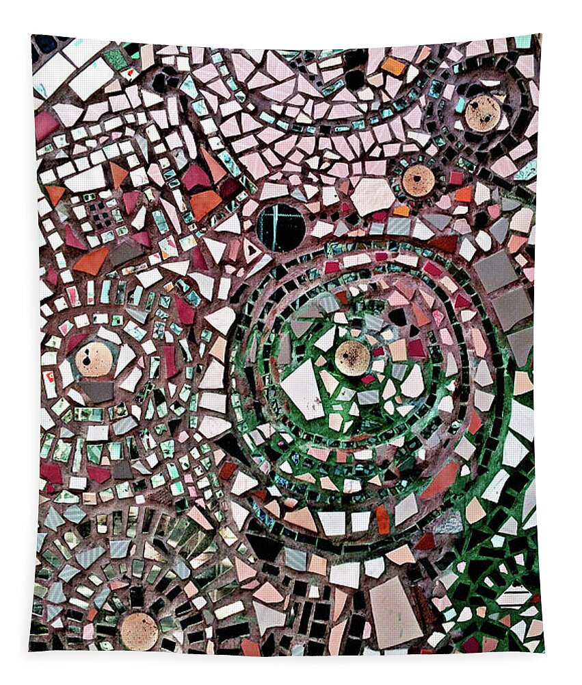 Mosaic Tapestry featuring the photograph Mosaic No. 26-1 by Sandy Taylor