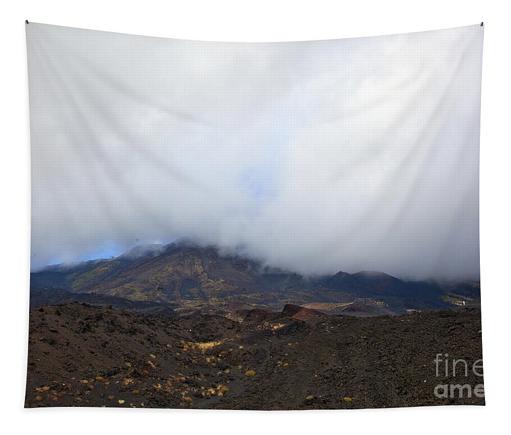 Volcano Tapestry featuring the photograph Mount Etna by Madeline Ellis