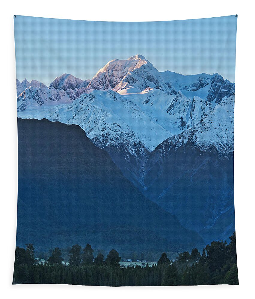 Nz Tapestry featuring the photograph Mt Tasman 2 - New Zealand by Steven Ralser