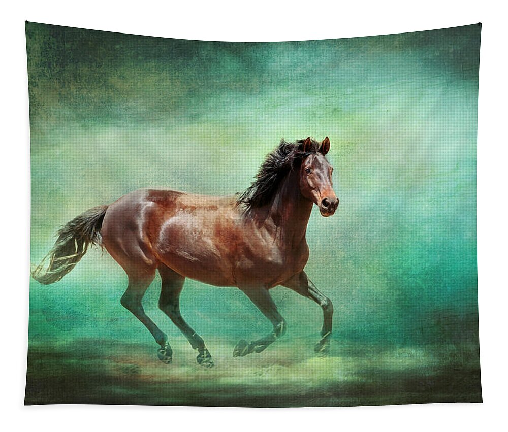 Horse Tapestry featuring the photograph Music to My Ears by Michelle Wrighton