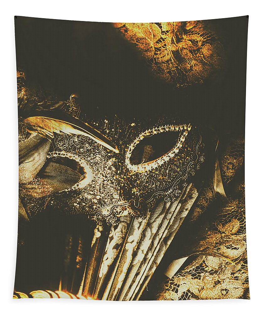 Fantasy Tapestry featuring the photograph Mysterious disguise by Jorgo Photography