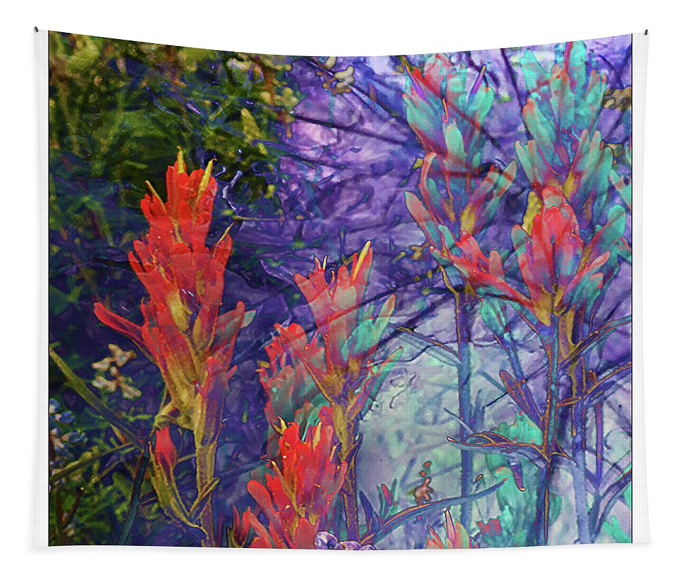 Indian Paintbrush Tapestry featuring the photograph Mystic by Peggy Dietz