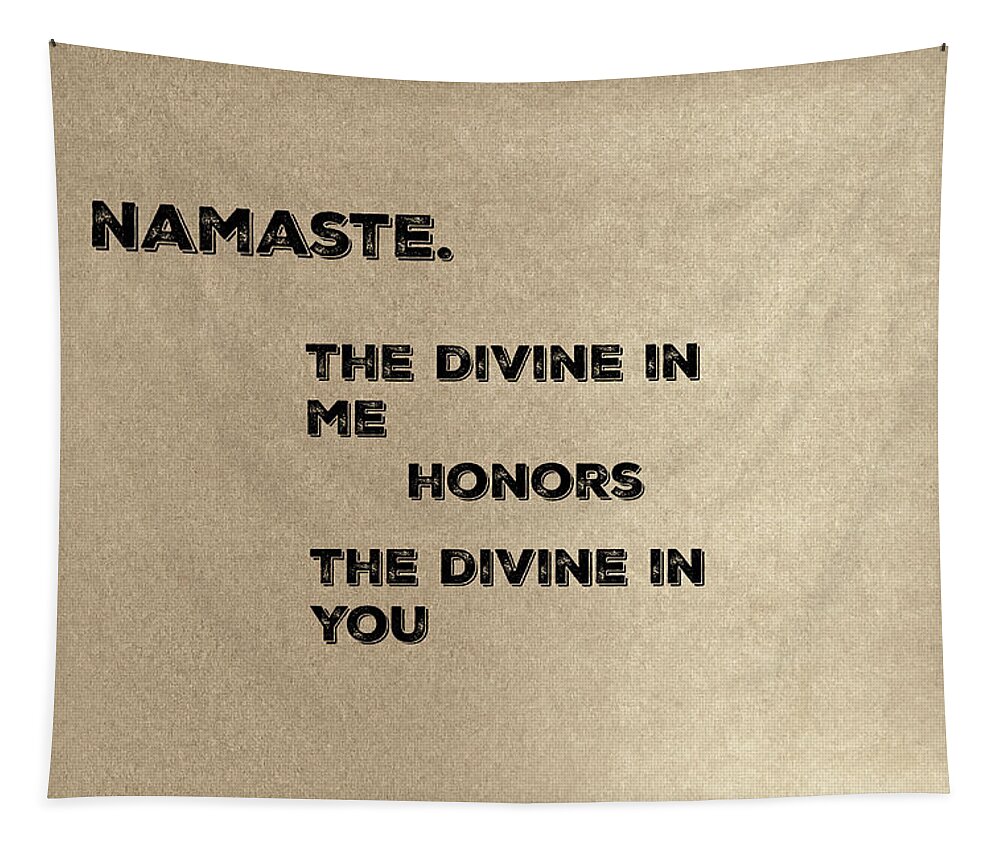 Namaste Tapestry featuring the photograph Namaste #2 by Joseph S Giacalone