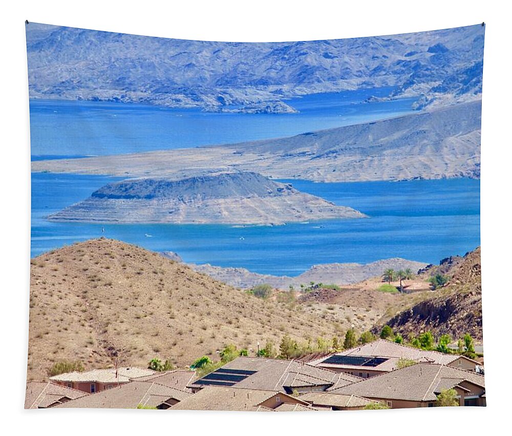 All Products Tapestry featuring the photograph Lake Mead by Lorna Maza
