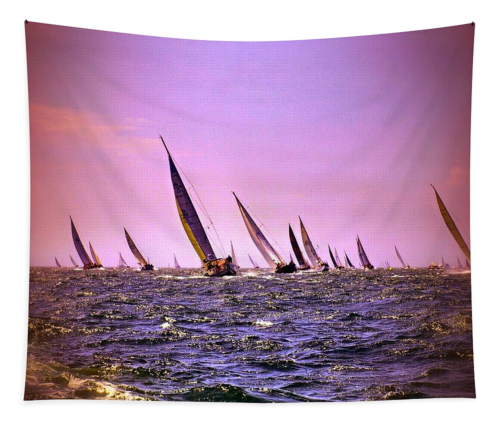 Ocean Tapestry featuring the photograph Next Stop Nantucket by Bruce Gannon