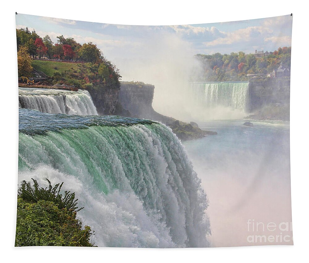 Niagra Falls Tapestry featuring the photograph Niagra Falls by Jack Schultz