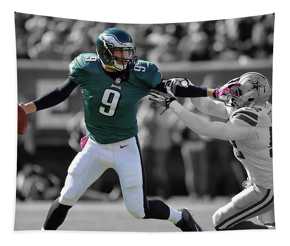 Nick Foles Tapestry featuring the photograph Nick Foles Eagles Super Bowl 2 by Movie Poster Prints