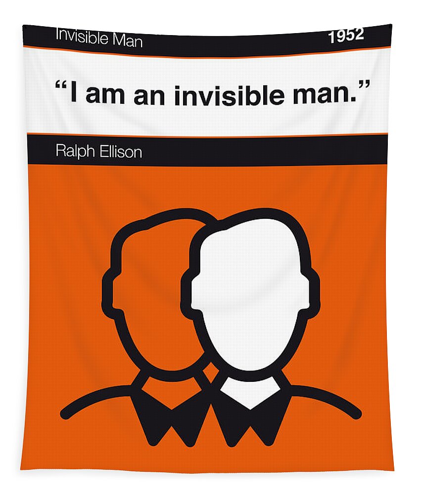 Ralph Tapestry featuring the digital art No010-MY-Invisible Man-Book-Icon-poster by Chungkong Art
