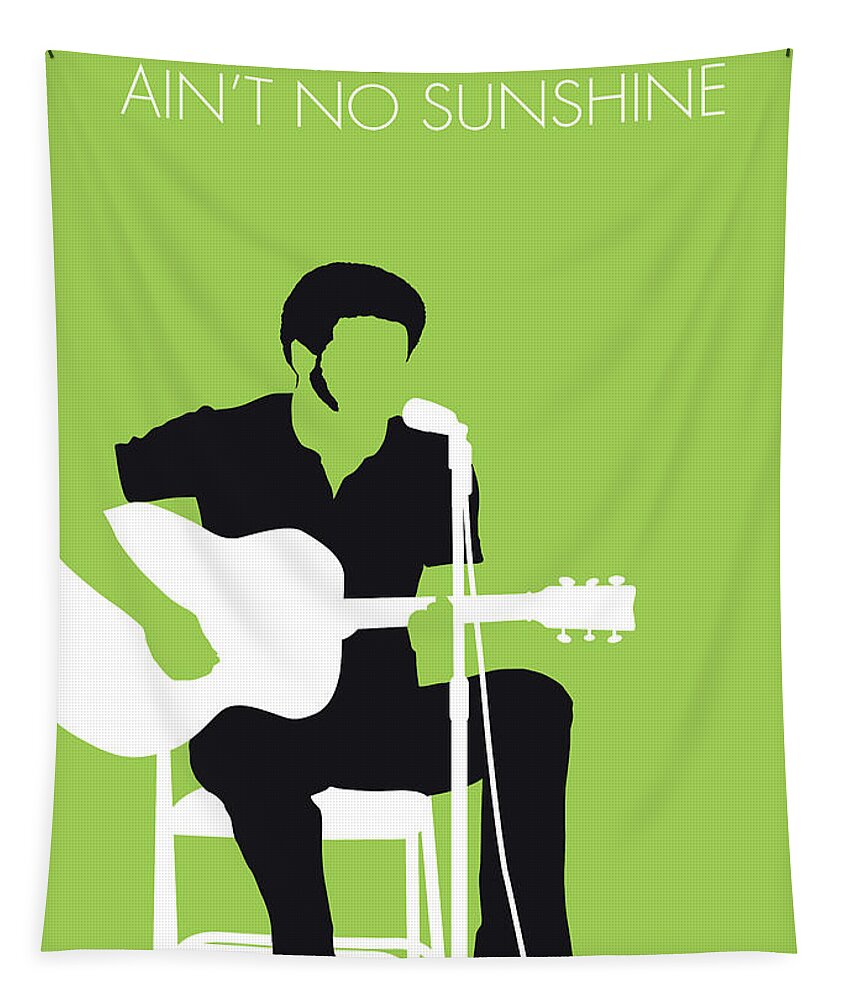 Bill Tapestry featuring the digital art No156 MY BILL WITHERS Minimal Music poster by Chungkong Art