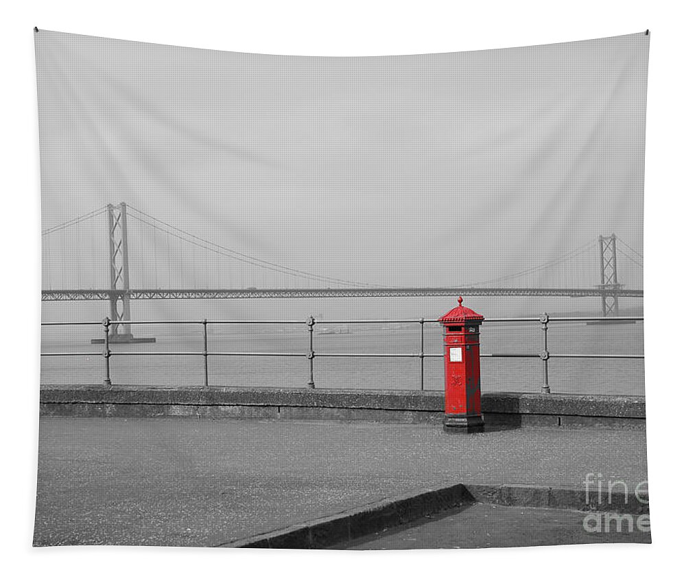 South Queensferry Embankment Tapestry featuring the photograph Nostalgia IV by Elena Perelman