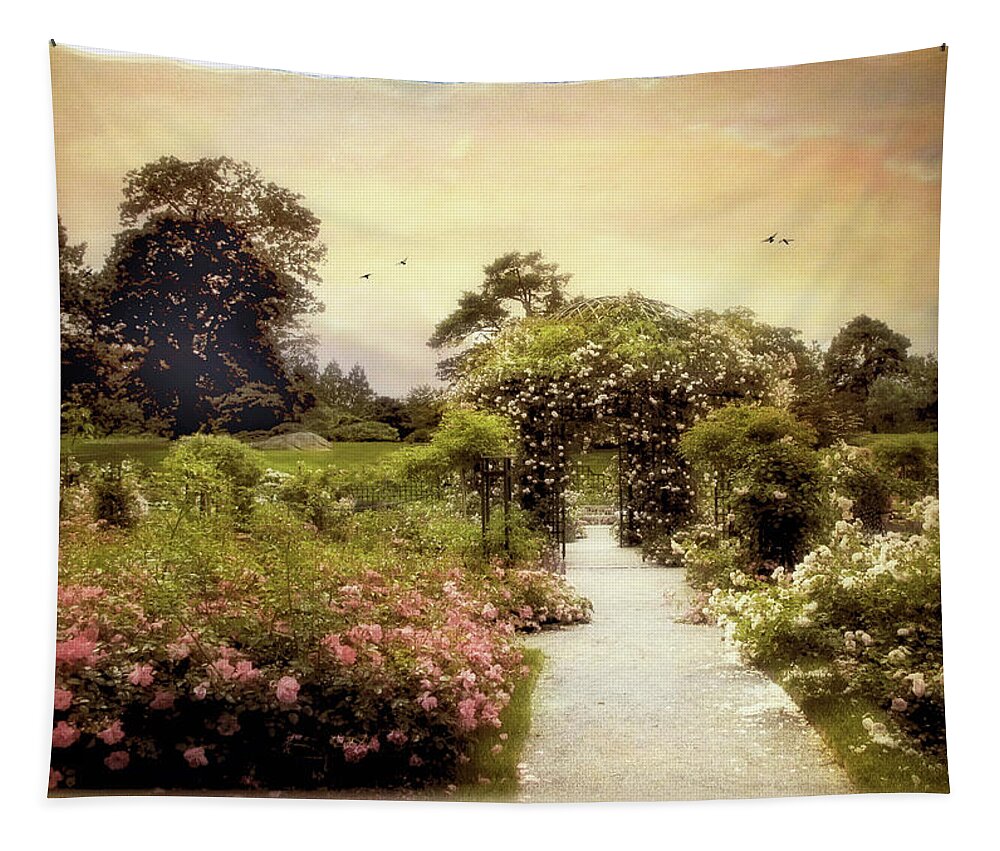 Garden Tapestry featuring the photograph Nostalgia of Roses by Jessica Jenney