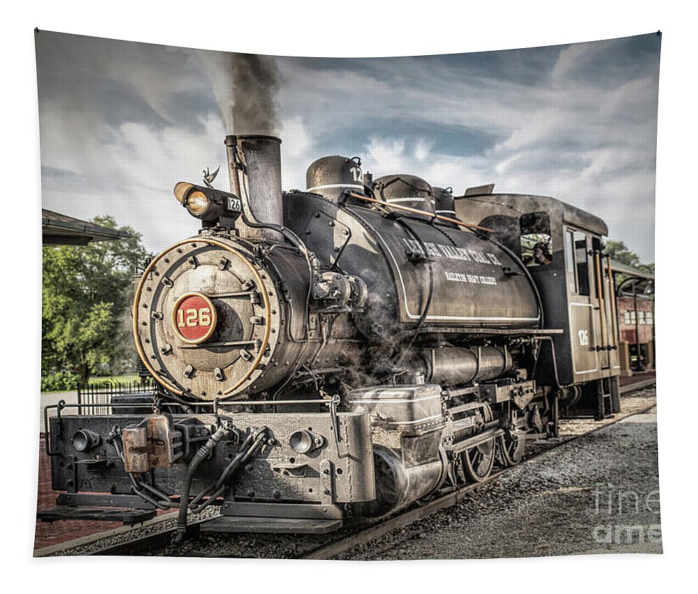 Train Tapestry featuring the photograph Number 126 by Lynn Sprowl