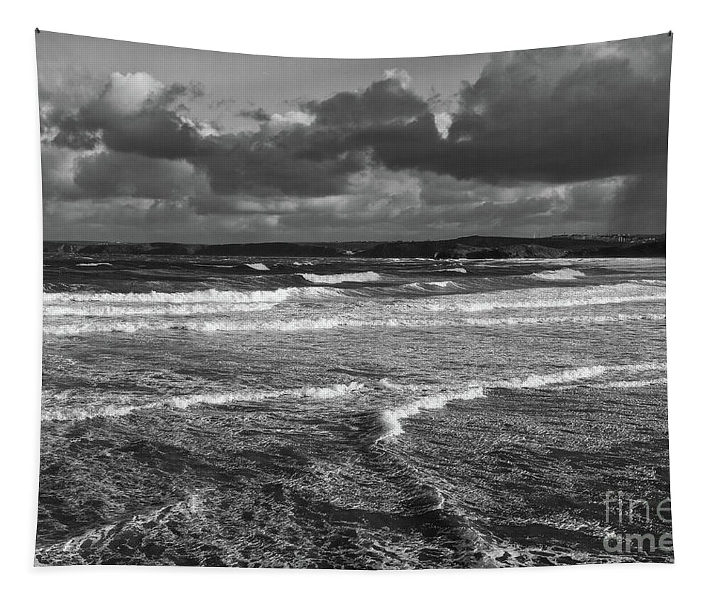 Waves Tapestry featuring the photograph Ocean Storms by Nicholas Burningham