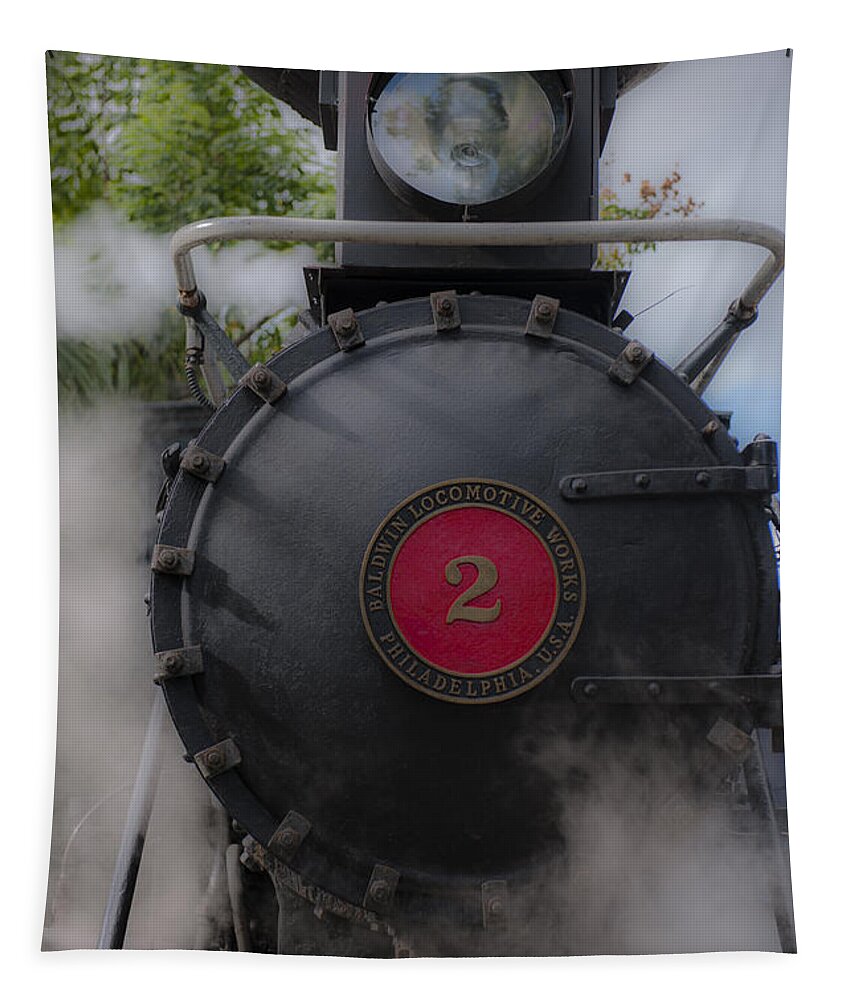 Train Tapestry featuring the photograph Old Number 2 Blowing Some Steam by Dale Powell