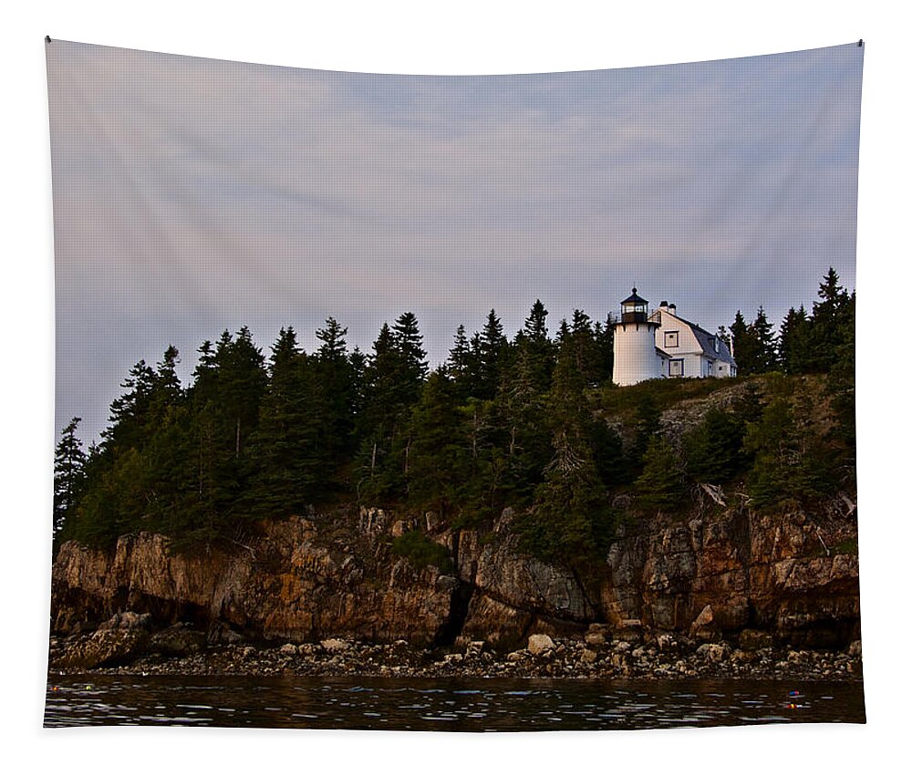 Acadia National Park Tapestry featuring the photograph On the Waterfront by Kathi Isserman