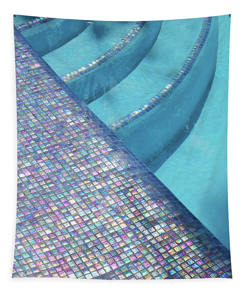 Pool Tapestry featuring the photograph Opalescent by Becqi Sherman