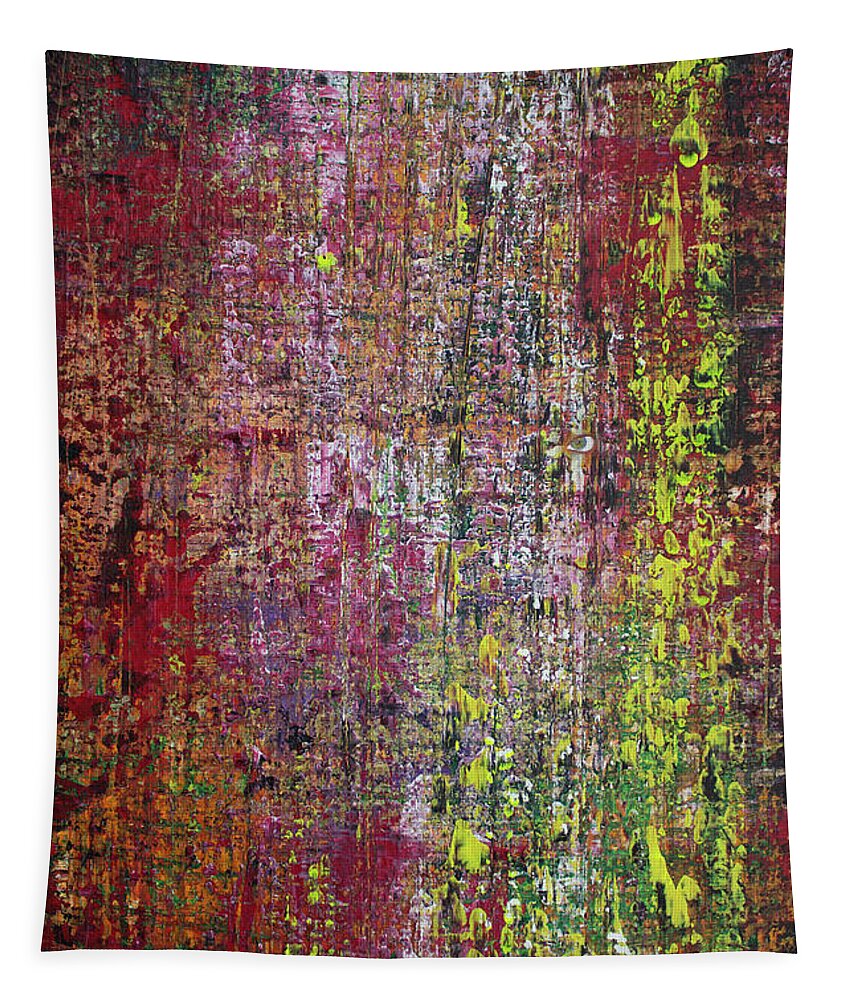 Derek Kaplan Art Tapestry featuring the painting Opt.39.16 Don't Look Further by Derek Kaplan