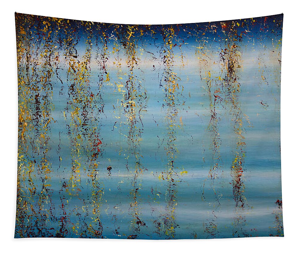 Derek Kaplan Art Tapestry featuring the painting Opt.64.15 Got My Own Sunshine by Derek Kaplan