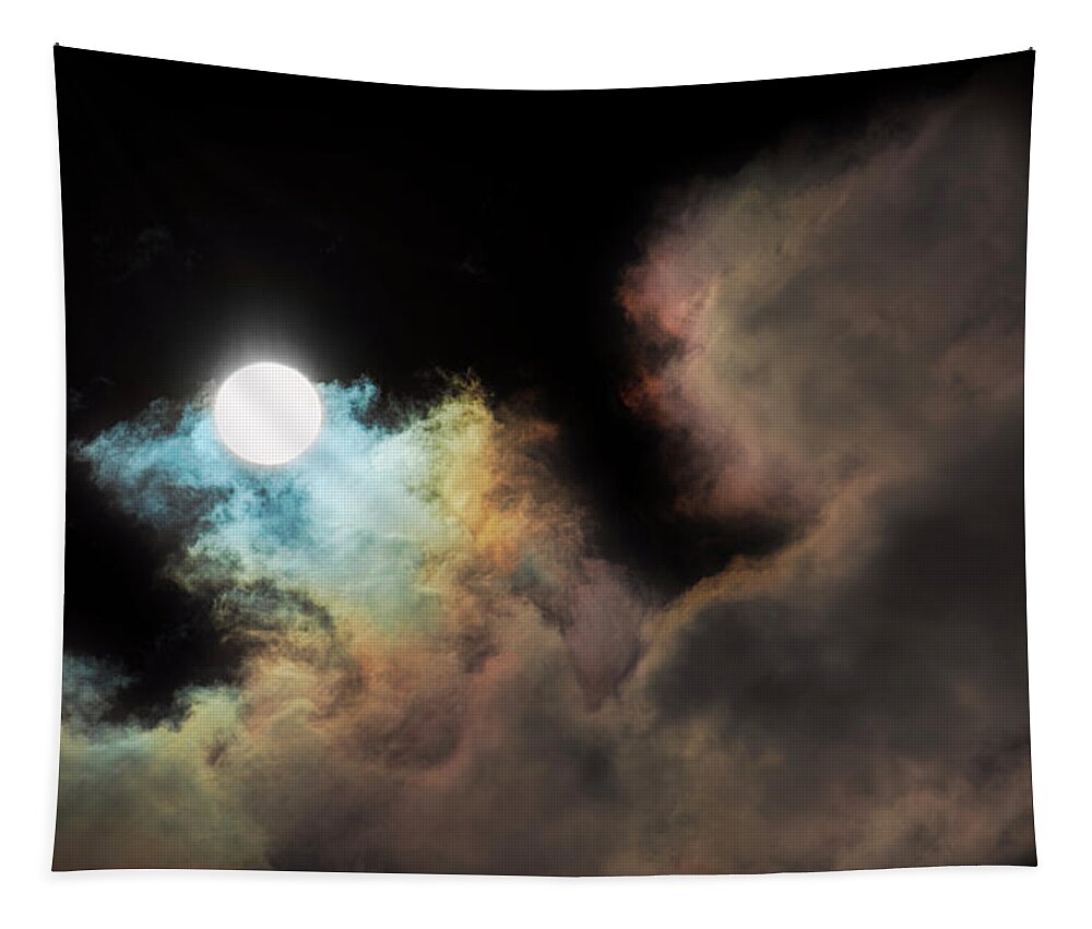 Sky Tapestry featuring the photograph Orb Light by Dee Browning