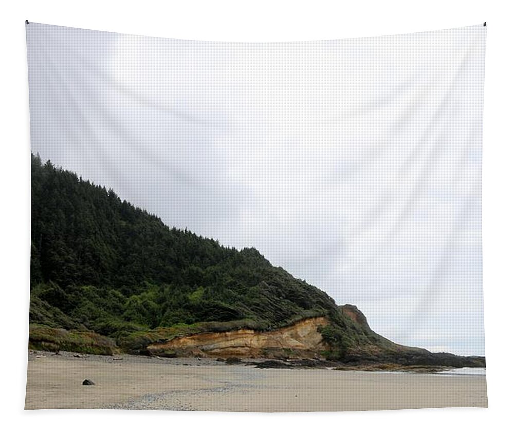 Oregon Coast Tapestry featuring the photograph Oregon Coast - 85 by Christy Pooschke
