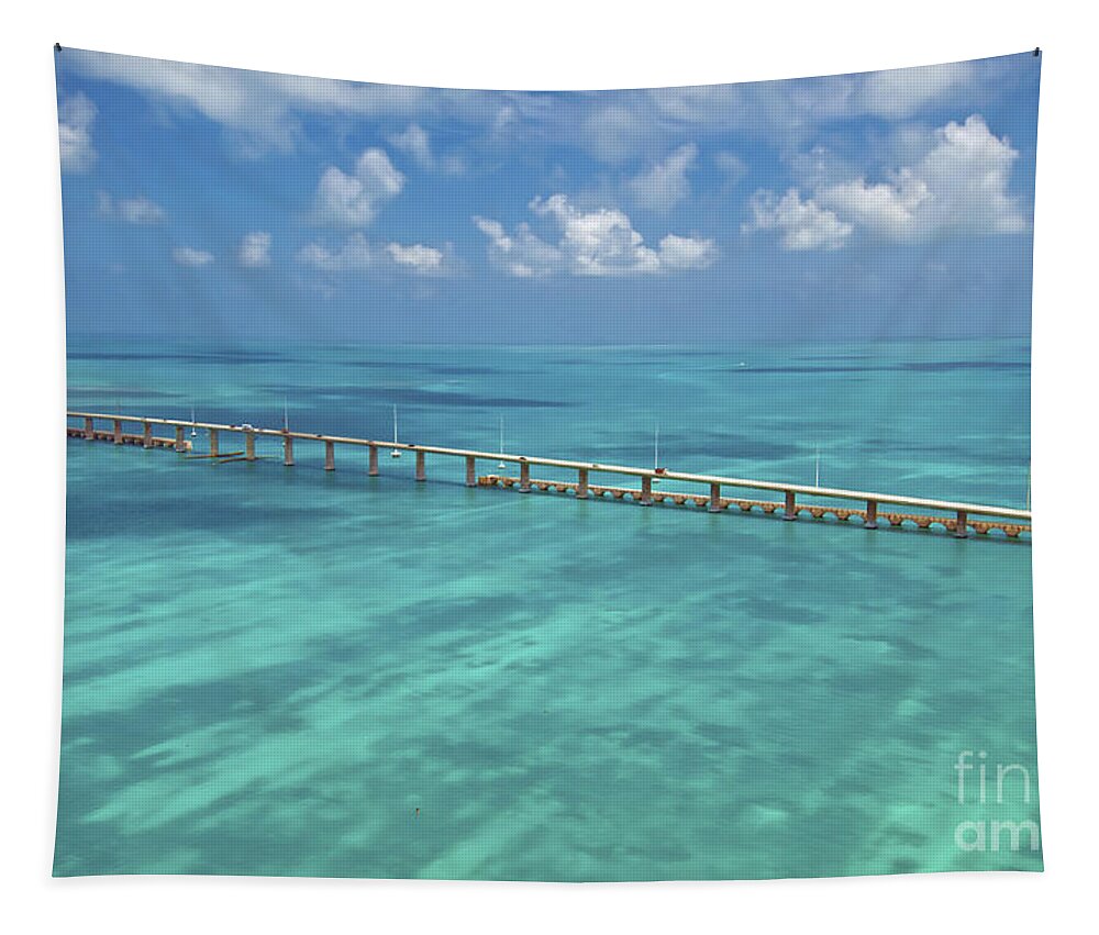 Florida Tapestry featuring the photograph Overseas Highway by Patrick Lynch