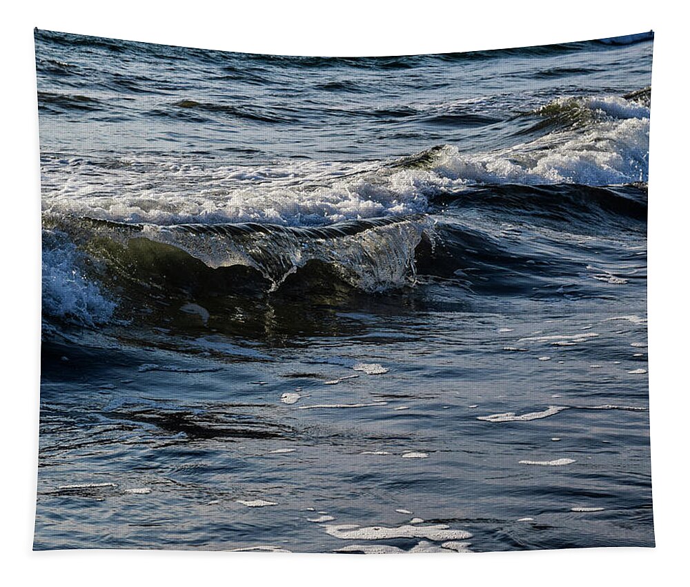 Waves Tapestry featuring the photograph Pacific Waves by Nicole Lloyd
