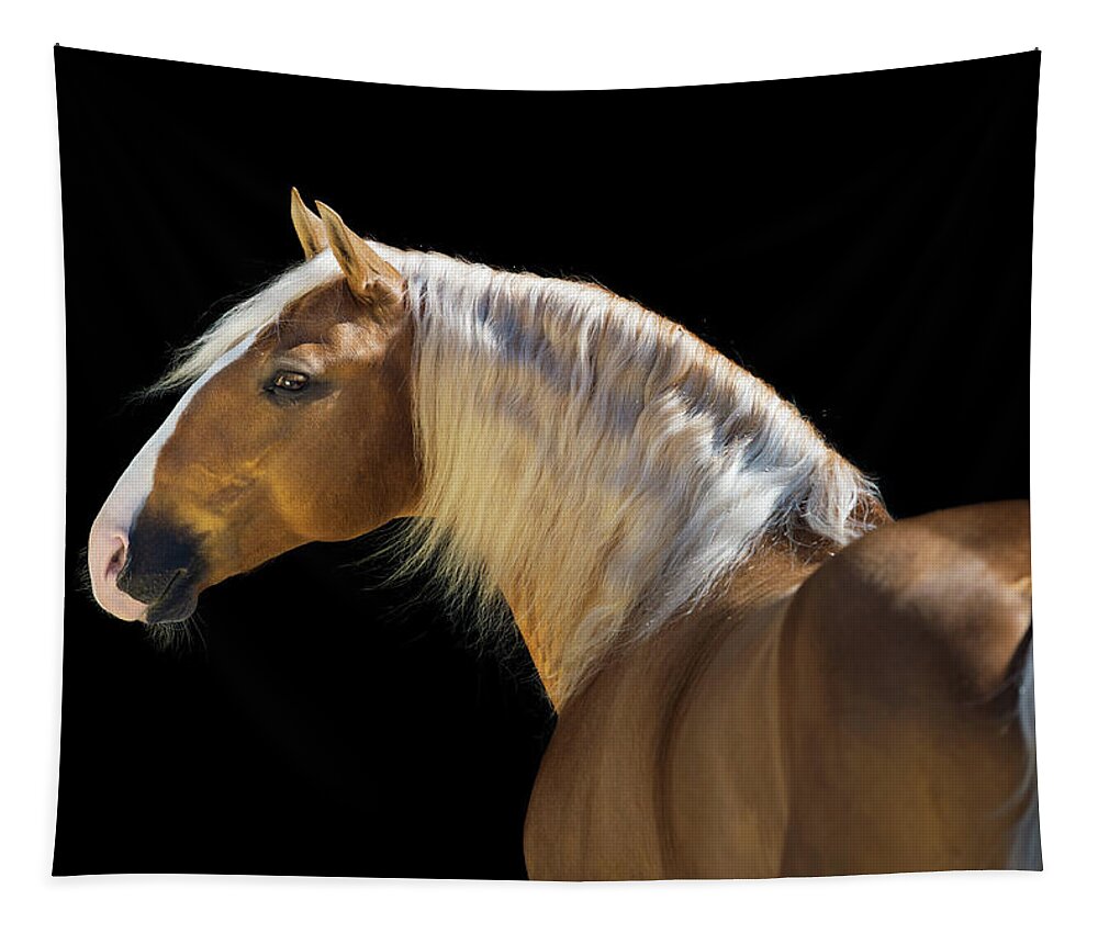 Russian Artists New Wave Tapestry featuring the photograph Palomino by Ekaterina Druz