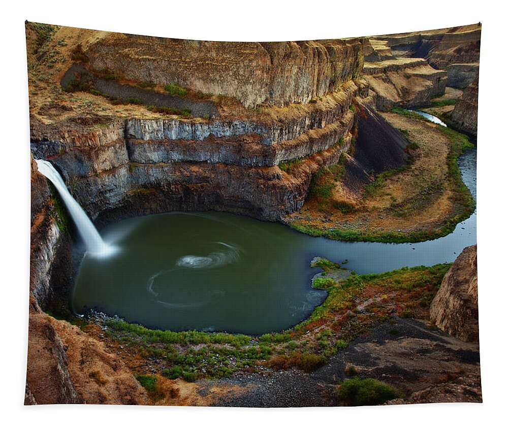 Palouse Tapestry featuring the photograph Palouse Falls by Darren White