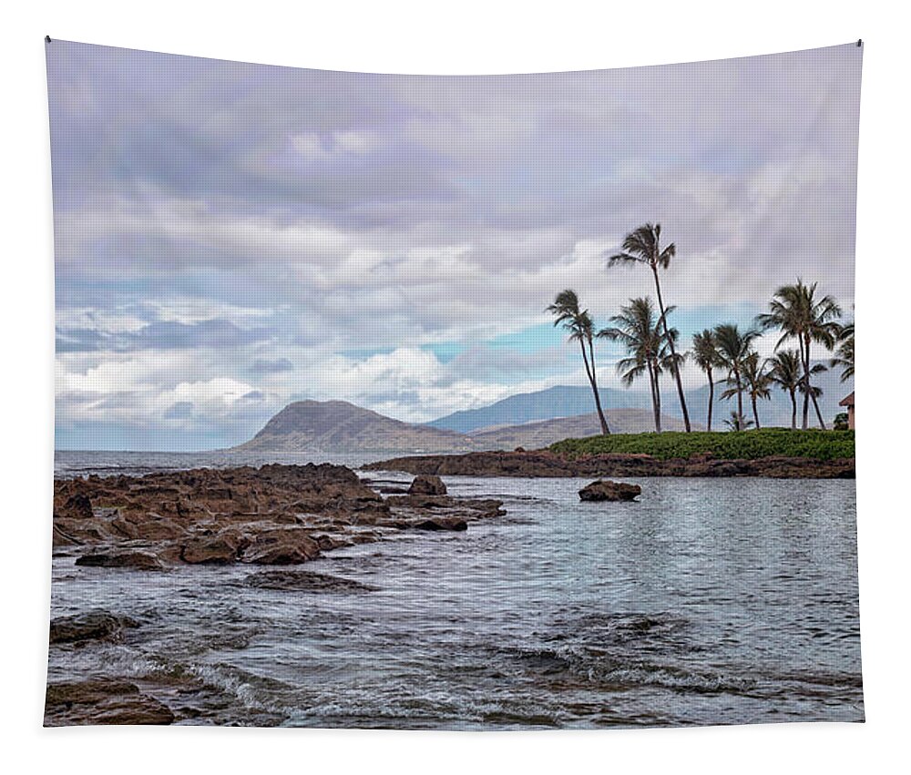 Paradise Cove Tapestry featuring the photograph Paradise Cove Lagoon by Heather Applegate