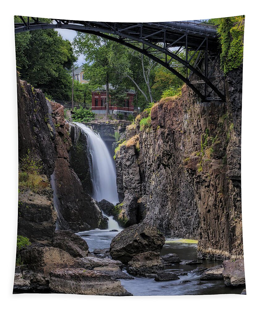 Great Falls Tapestry featuring the photograph Paterson Great Falls III by Susan Candelario
