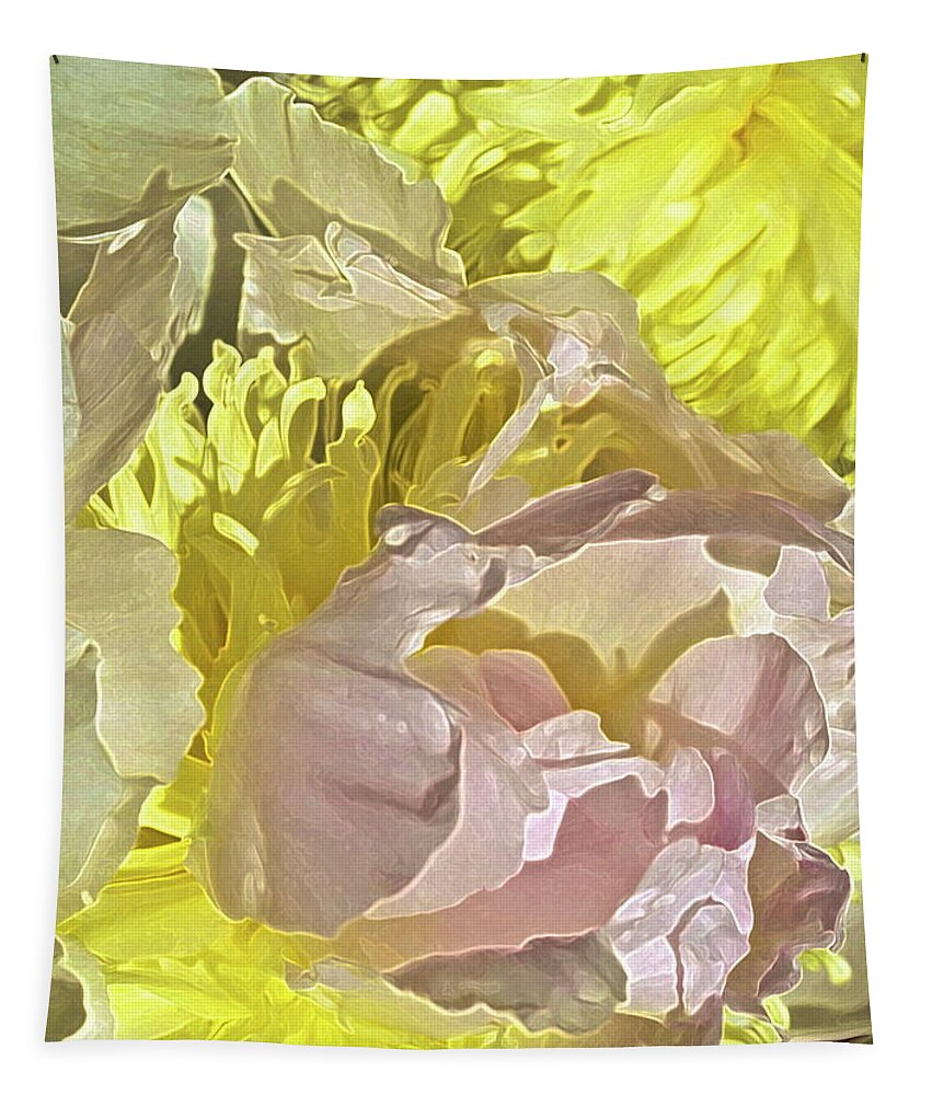 Peony Tapestry featuring the photograph Peony Perfect by Gwyn Newcombe