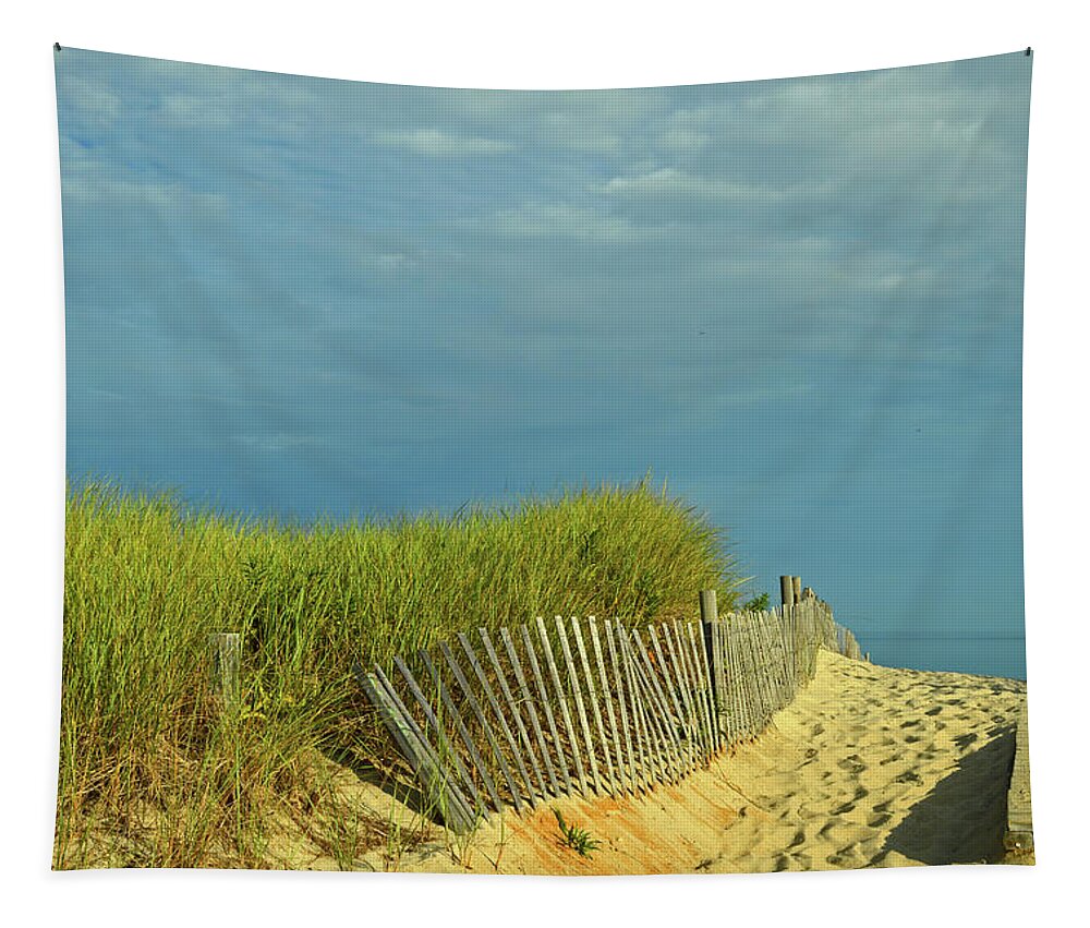 Cape Cod Bay Tapestry featuring the photograph Perfect Beach Day by Dianne Cowen Cape Cod Photography