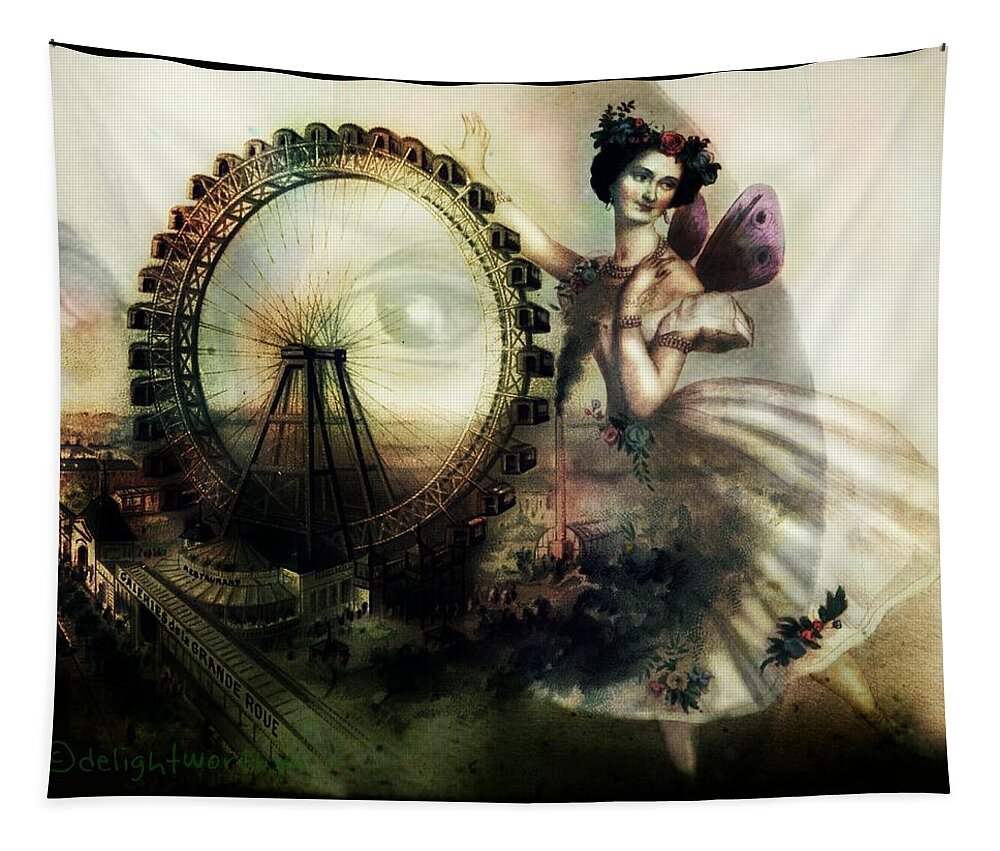 Fairy Tapestry featuring the digital art Perform a Lie by Delight Worthyn