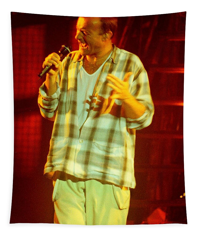 Phil Collins Tapestry featuring the photograph Phil Collins-0872 by Gary Gingrich Galleries