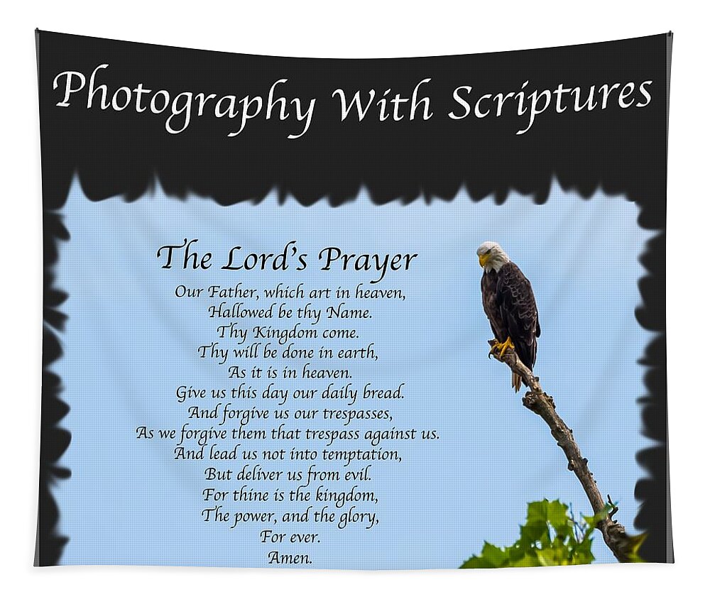 Scripture Tapestry featuring the photograph Photography with Scriptures by Holden The Moment