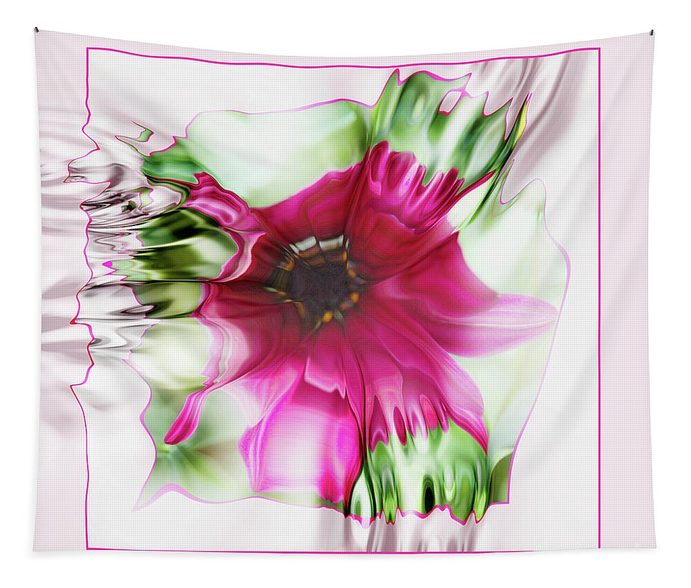 Pink Tapestry featuring the photograph Pink Daisy by Elaine Hunter