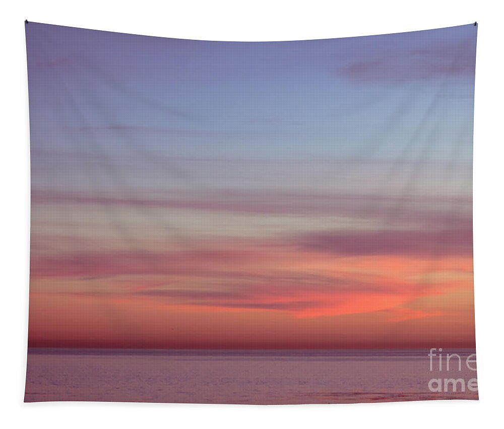 Pink Sunset Tapestry featuring the photograph Pink Sunset by Ana V Ramirez