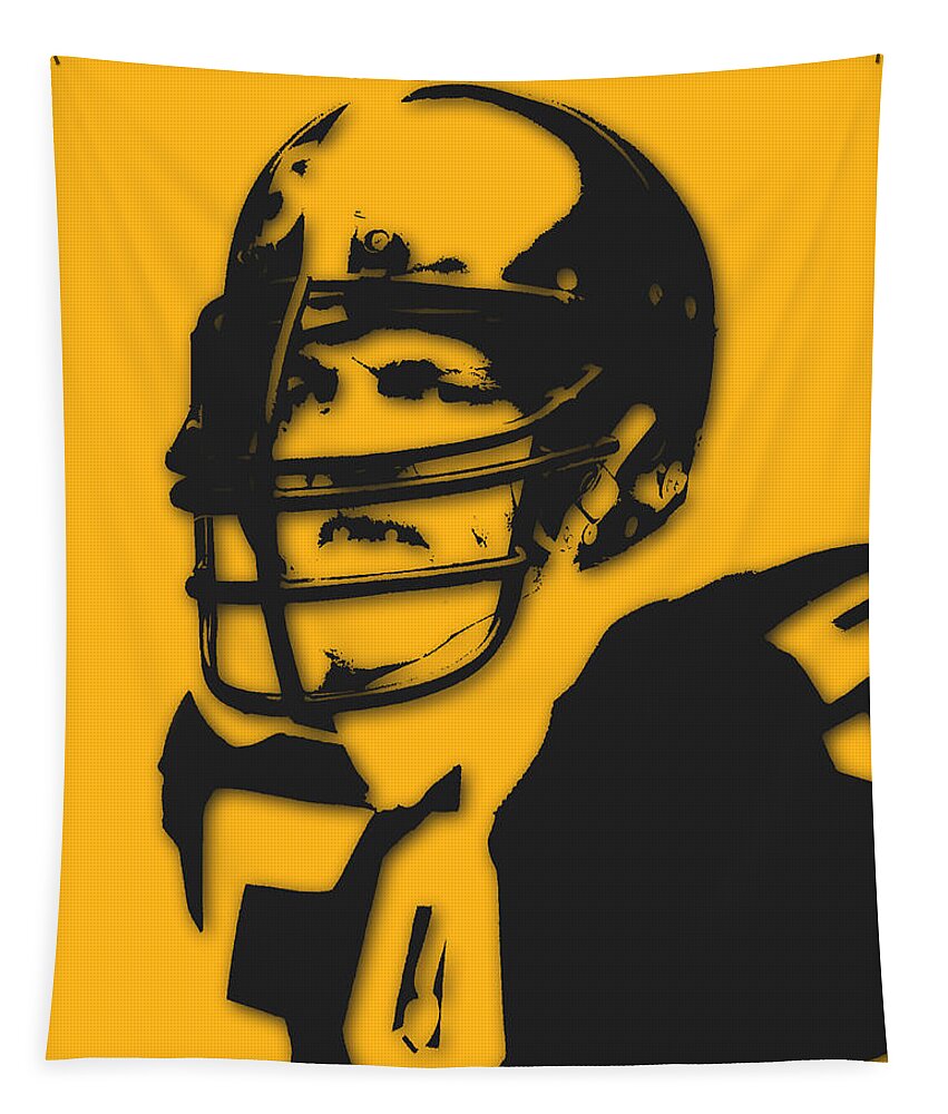 Steelers Tapestry featuring the photograph Pittsburgh Steelers Jack Lambert by Joe Hamilton