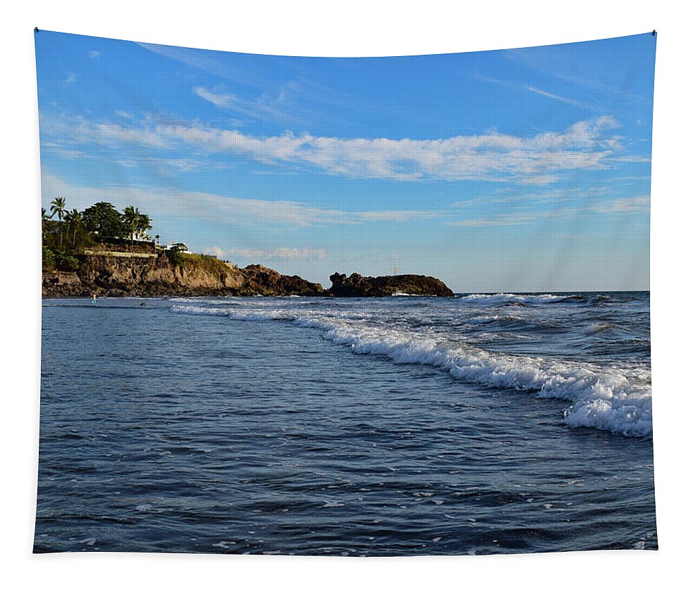 Beach Tapestry featuring the photograph Poneloya Beach Before Sunset by Nicole Lloyd